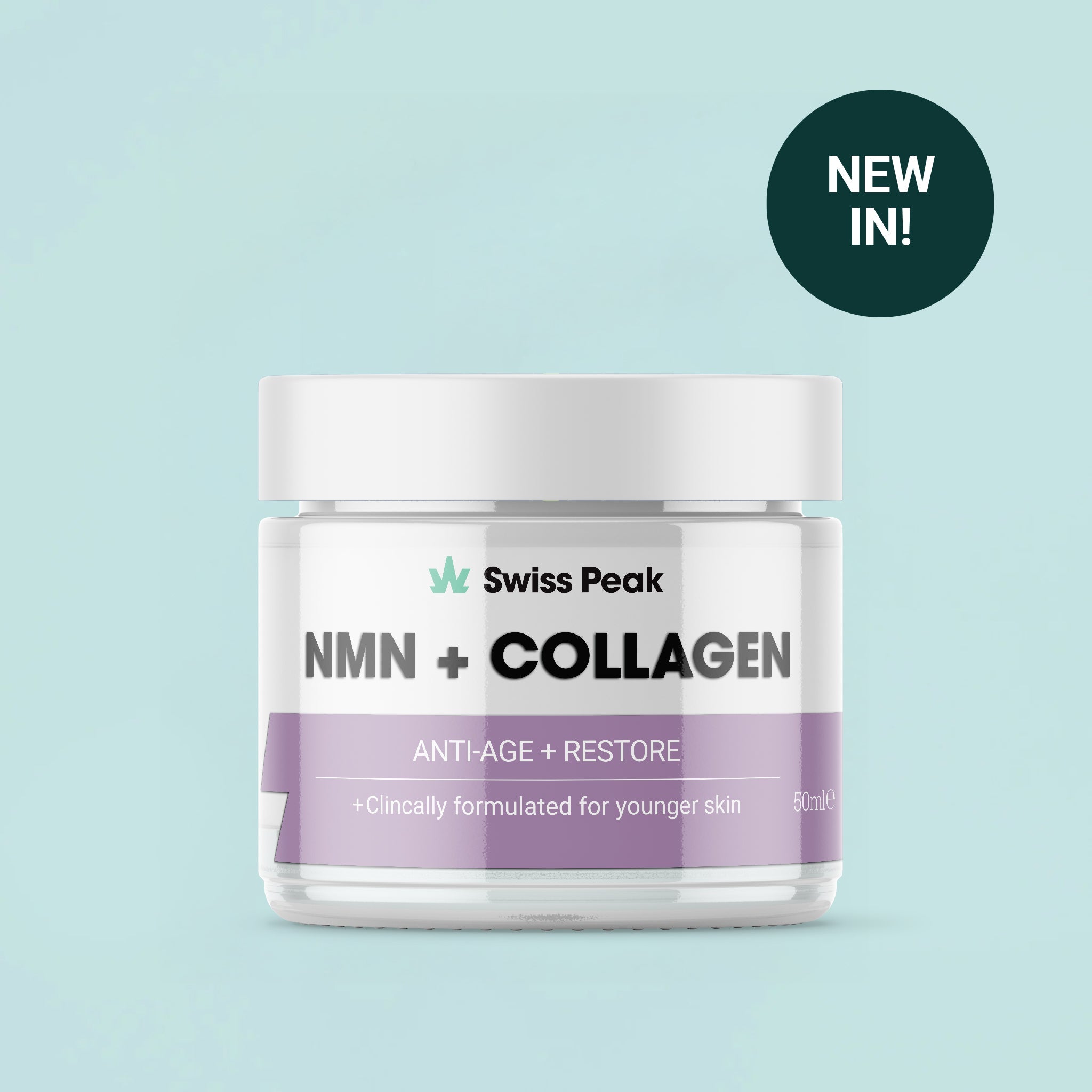 NMN + Collagen Anti - Ageing Face Cream - SwissPeakCBD